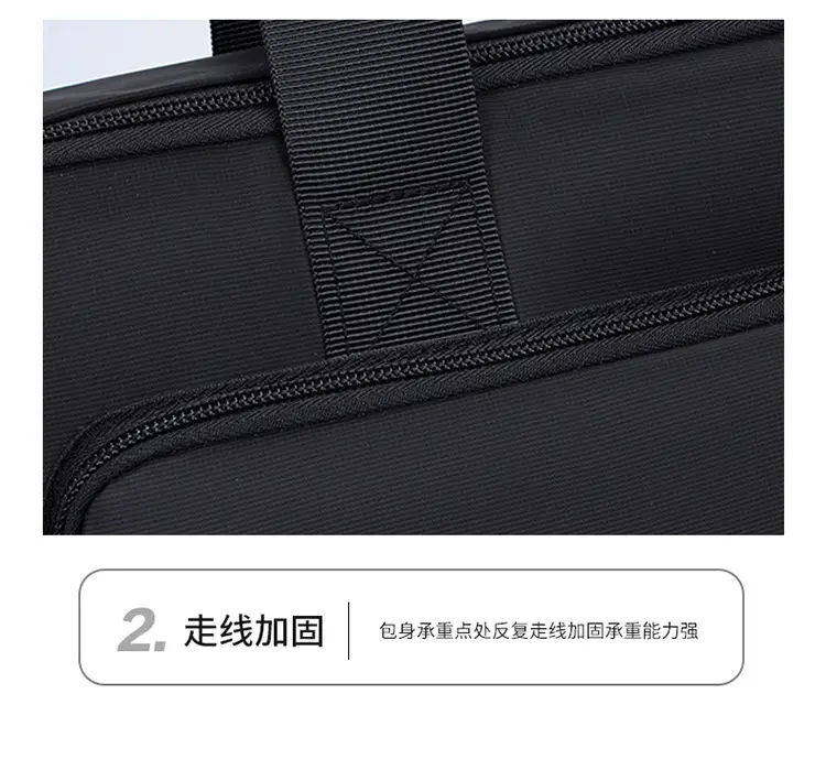 Business Laptop Bag Black 2025 Large Capacity Shoulder Crossbody — feature 28