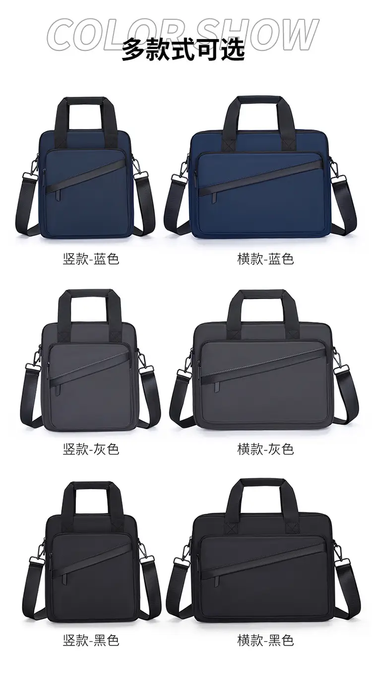 Business Laptop Bag Black 2025 Large Capacity Shoulder Crossbody — feature 8