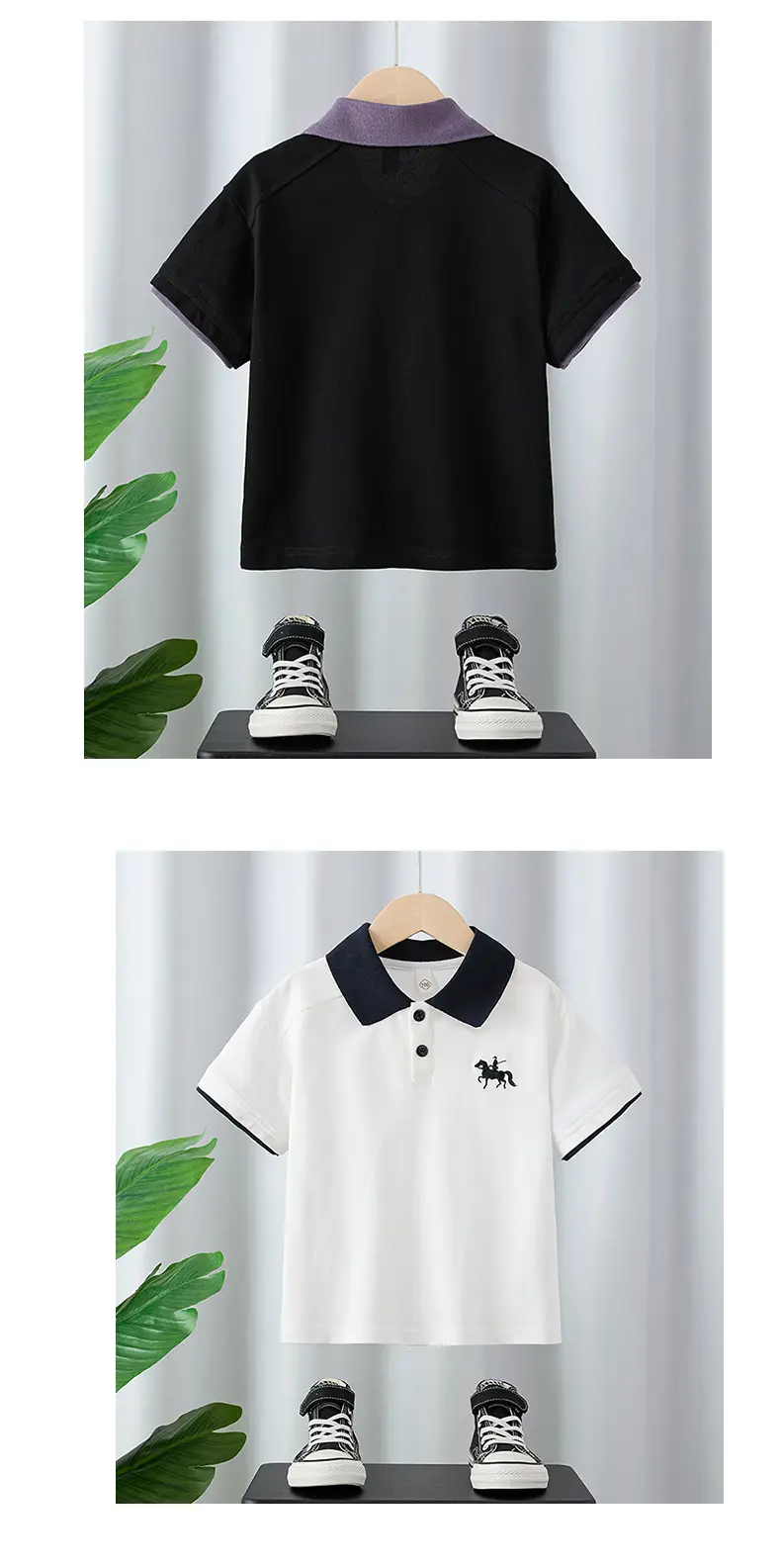 Children's Cotton Polo T-Shirt Medium to XL 2025 — feature 11