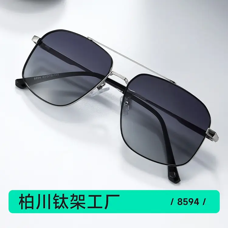 Men's Anti-UV Polarized Sunglasses Oversized Frame - Image 12