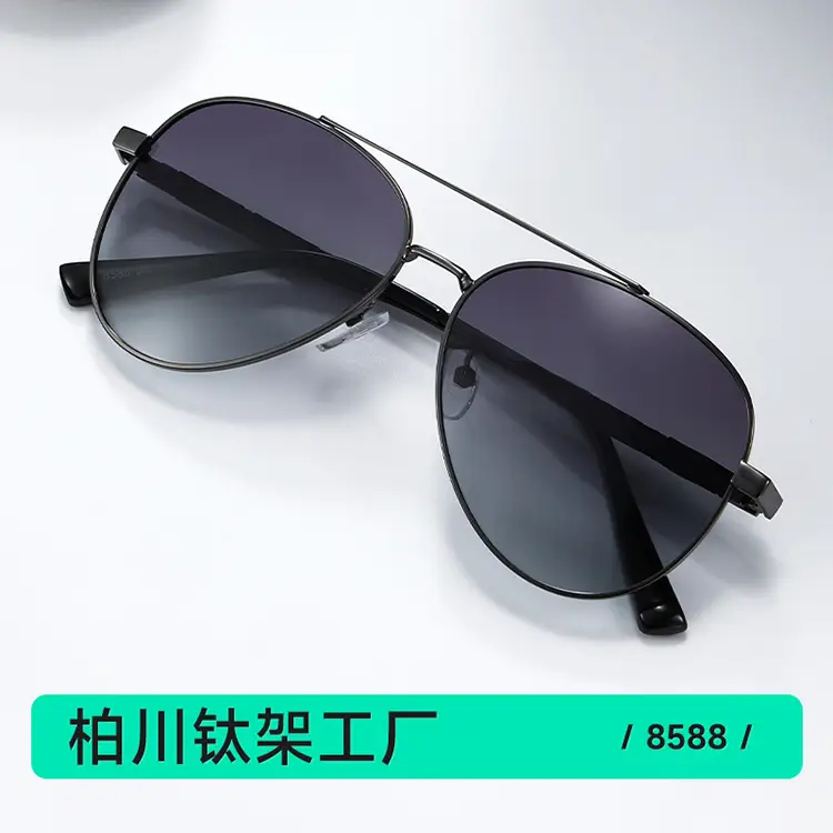 Men Polarized Sunglasses Anti-Glare Driving Double Beam - Image 12