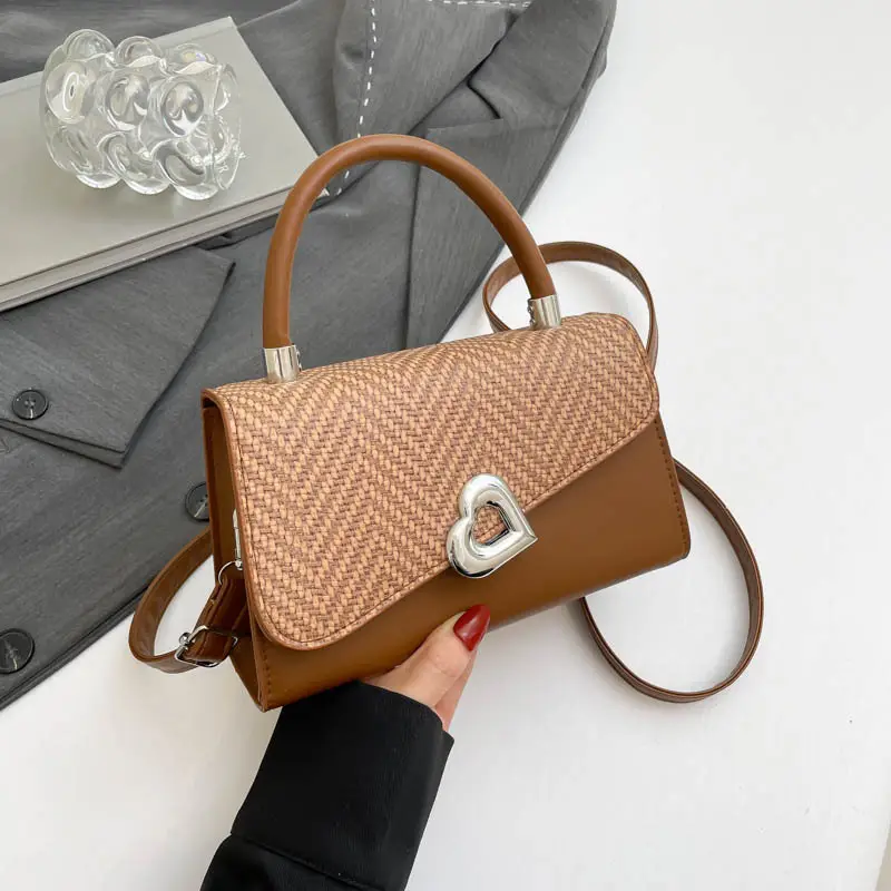 New Style Women's Beige Shoulder Bag with Crossbody Strap - Image 2