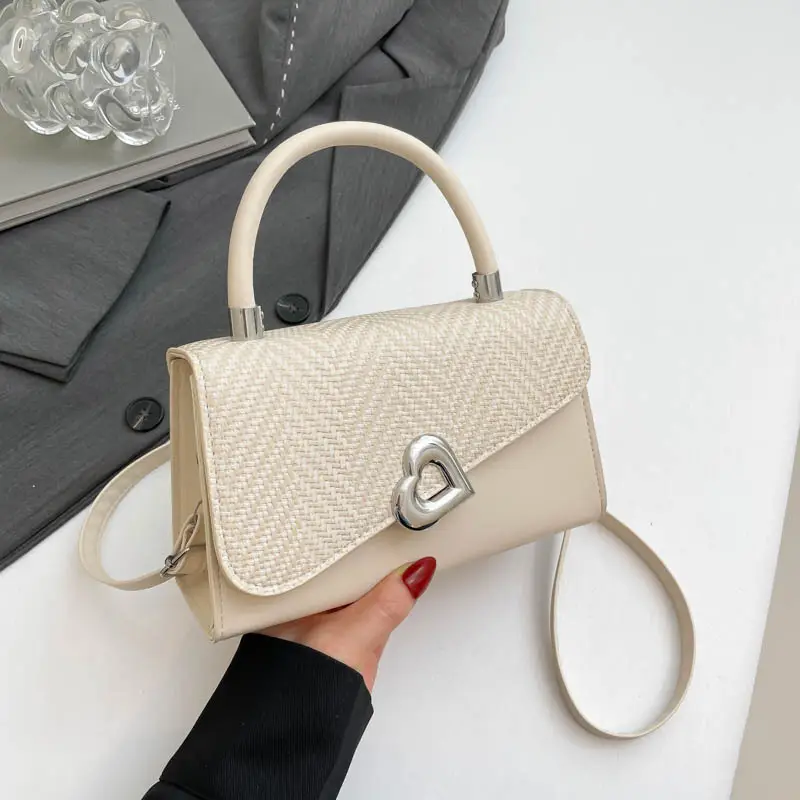 New Style Women's Beige Shoulder Bag with Crossbody Strap - Image 4