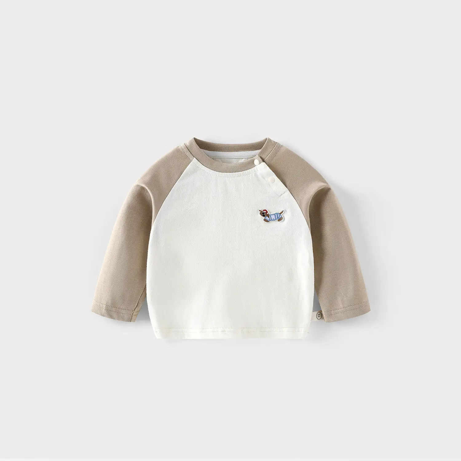 Kids Korean Style Striped T-Shirt Small Left Right