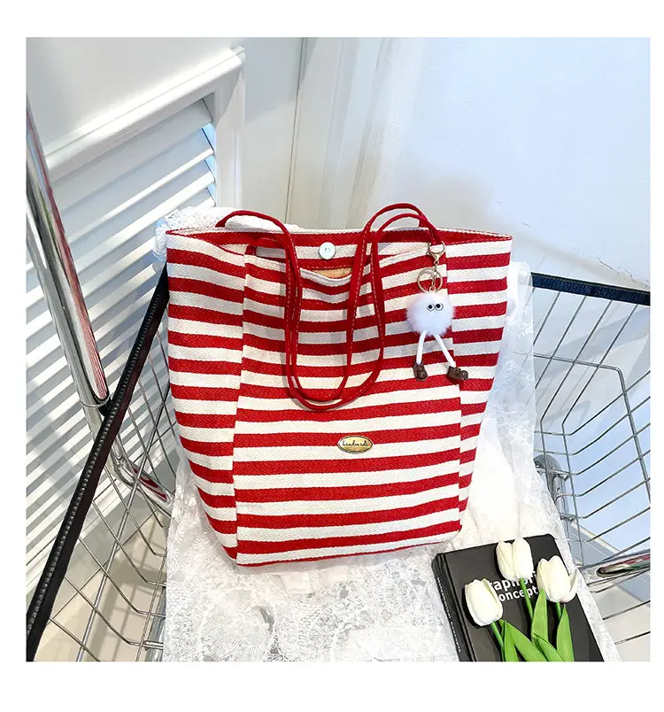 Green Striped Women's Shoulder Bag Wholesale Korean Hot Selling — feature 21