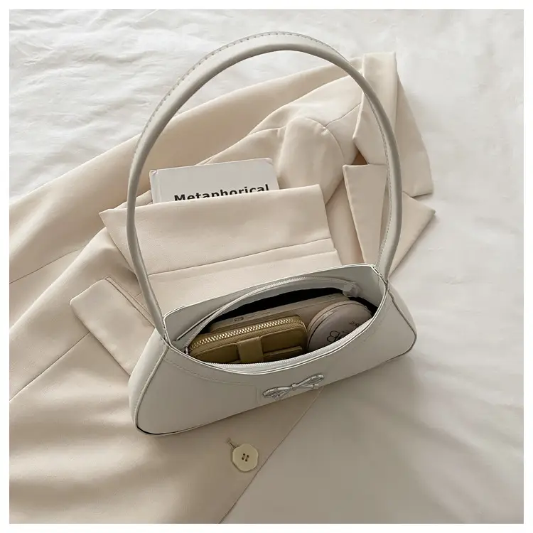 Red Bow Shoulder Bag for Women Commute Shopping — feature 11