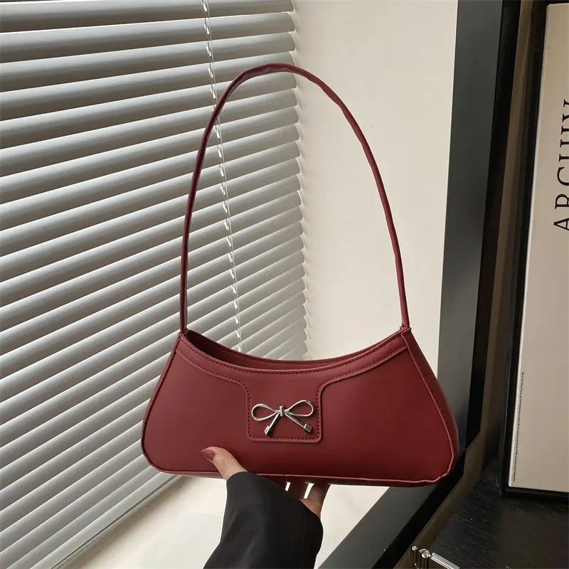Red Bow Shoulder Bag for Women Commute Shopping — feature 18