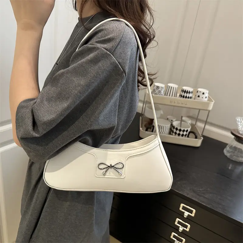 Red Bow Shoulder Bag for Women Commute Shopping — feature 23