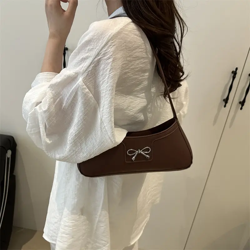 Red Bow Shoulder Bag for Women Commute Shopping — feature 26