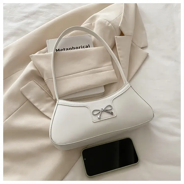 Red Bow Shoulder Bag for Women Commute Shopping — feature 5