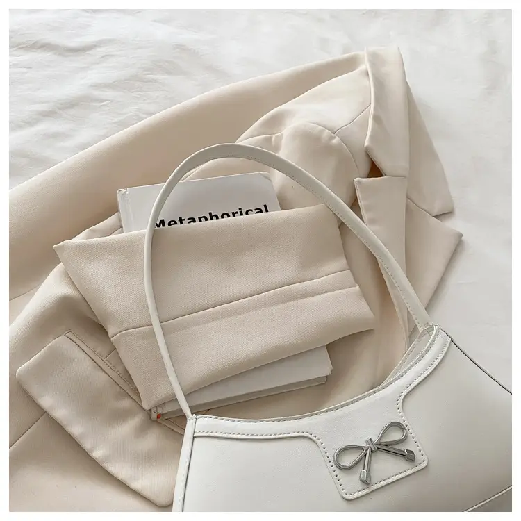 Red Bow Shoulder Bag for Women Commute Shopping — feature 7