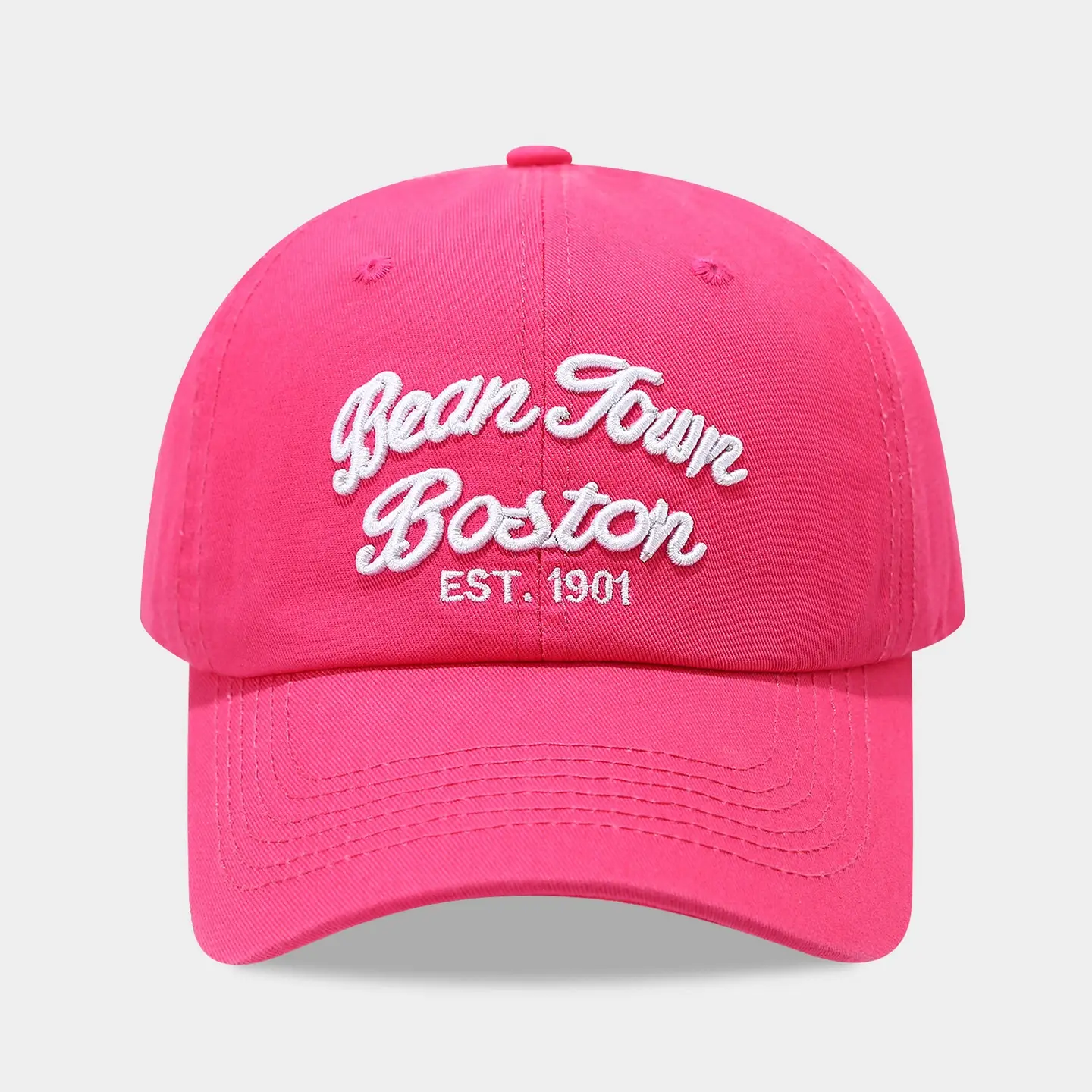 Vintage Boston Embroidered Baseball Cap Navy