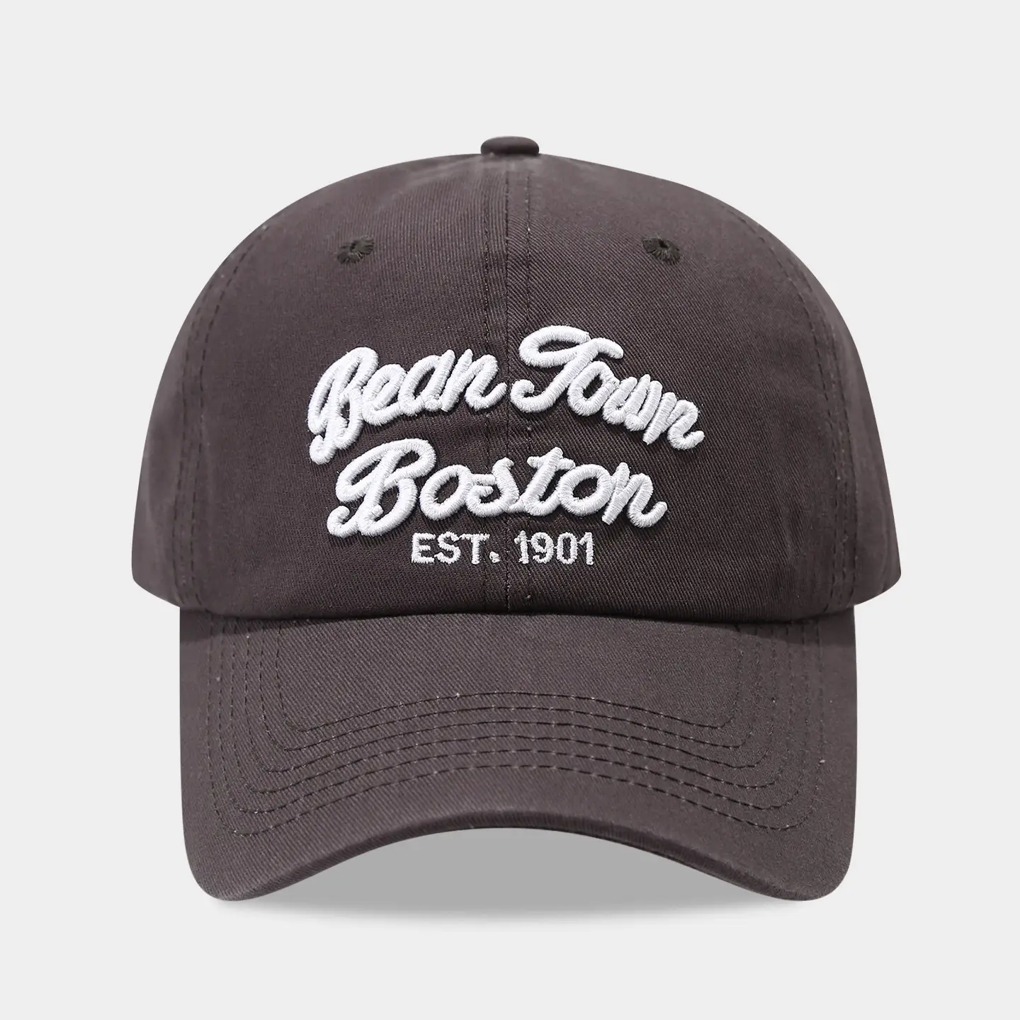 Vintage Boston Embroidered Baseball Cap Navy