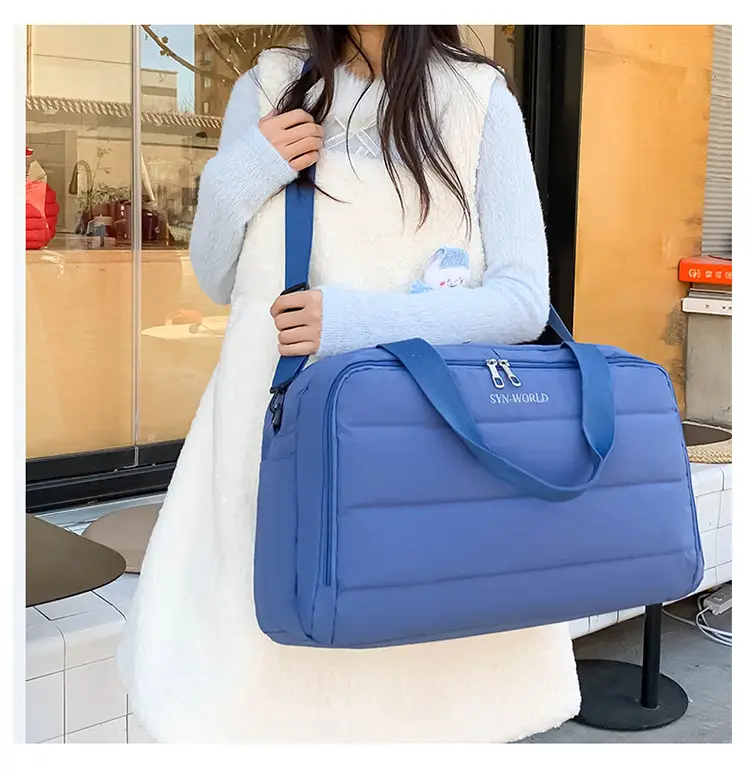 Blue Waterproof Shoulder Crossbody Bag for Travel & Business — feature 10