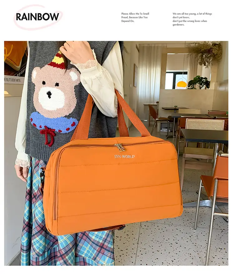 Blue Waterproof Shoulder Crossbody Bag for Travel & Business — feature 11