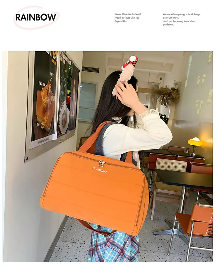 Blue Waterproof Shoulder Crossbody Bag for Travel & Business — feature 12