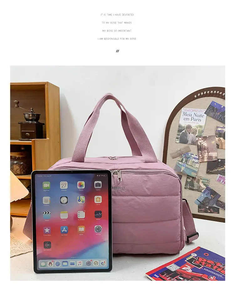 Blue Waterproof Shoulder Crossbody Bag for Travel & Business — feature 18