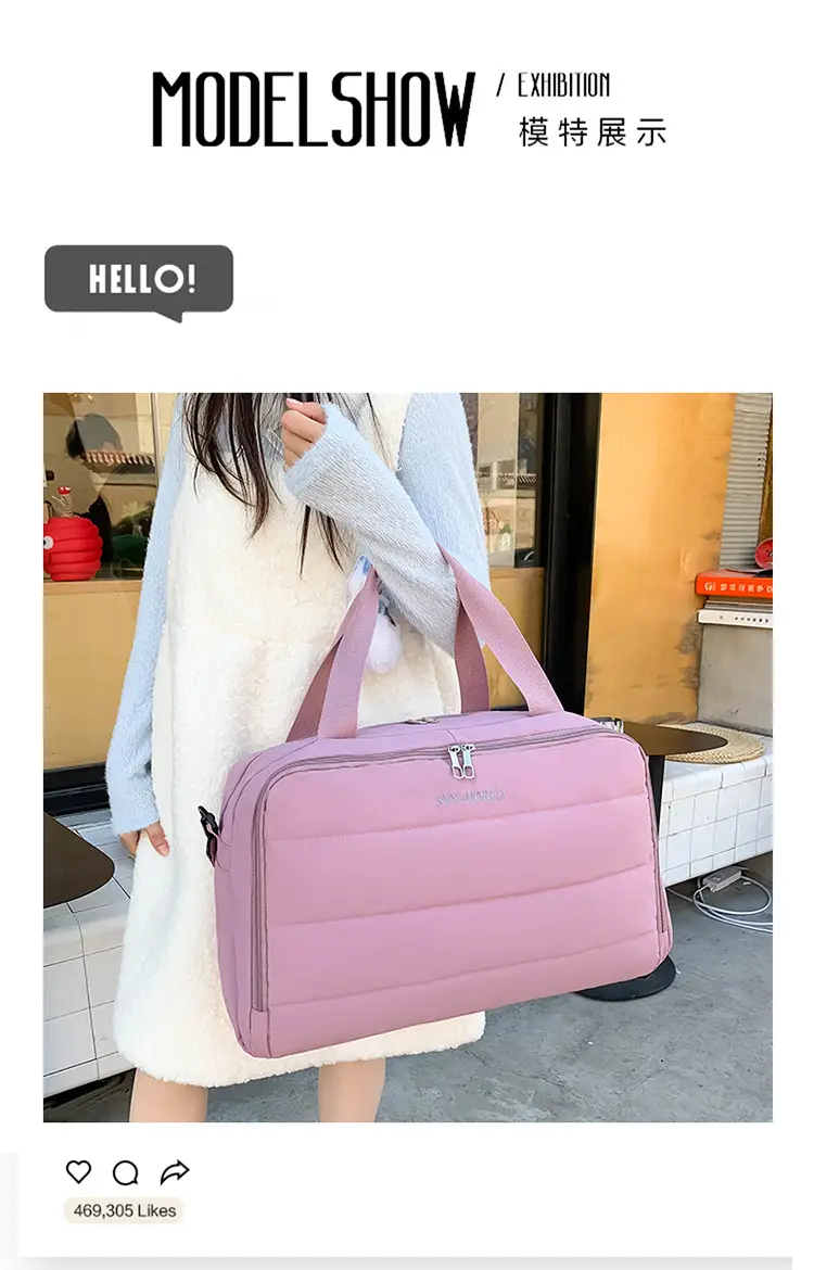 Blue Waterproof Shoulder Crossbody Bag for Travel & Business — feature 4