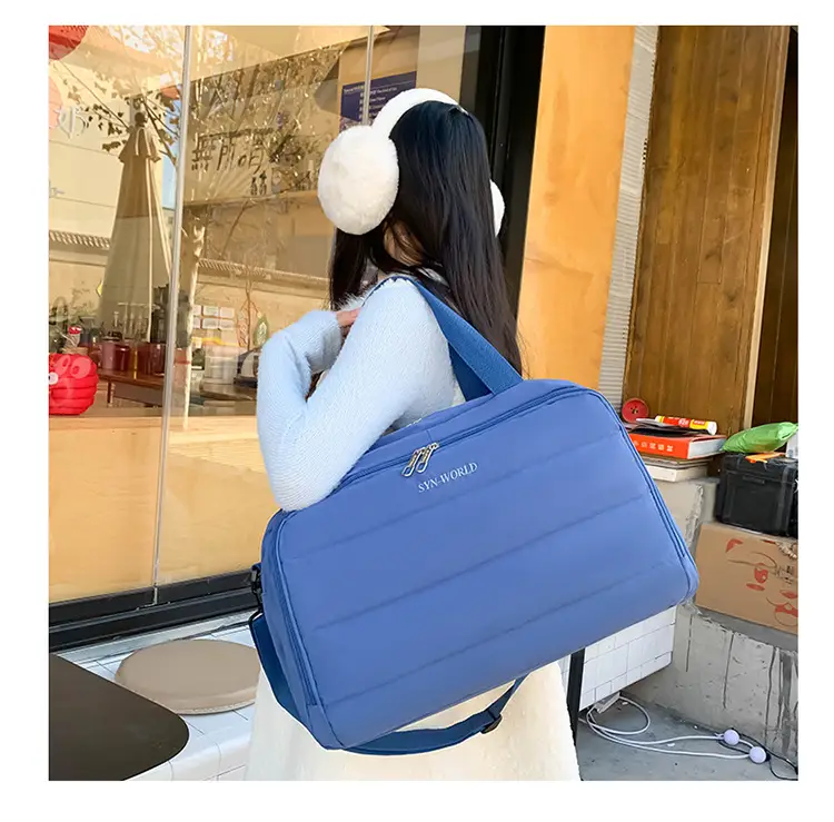 Blue Waterproof Shoulder Crossbody Bag for Travel & Business — feature 8