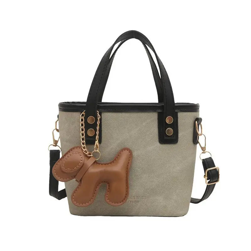 Women's Niche Bucket Bag Autumn Winter High-End Leather