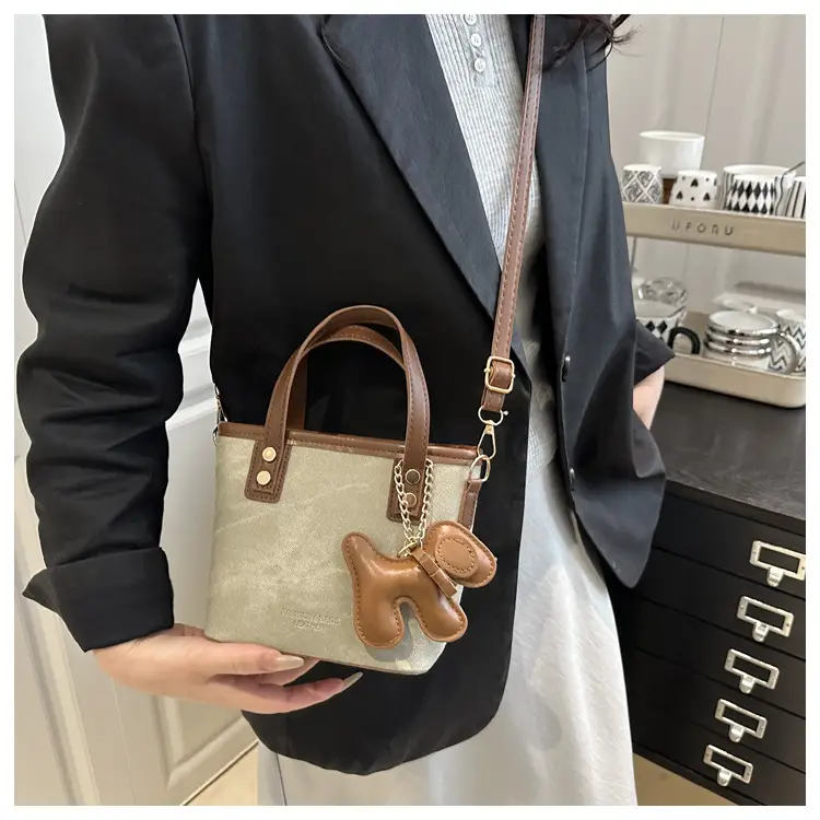 Women's Niche Bucket Bag Autumn Winter High-End Leather — feature 12