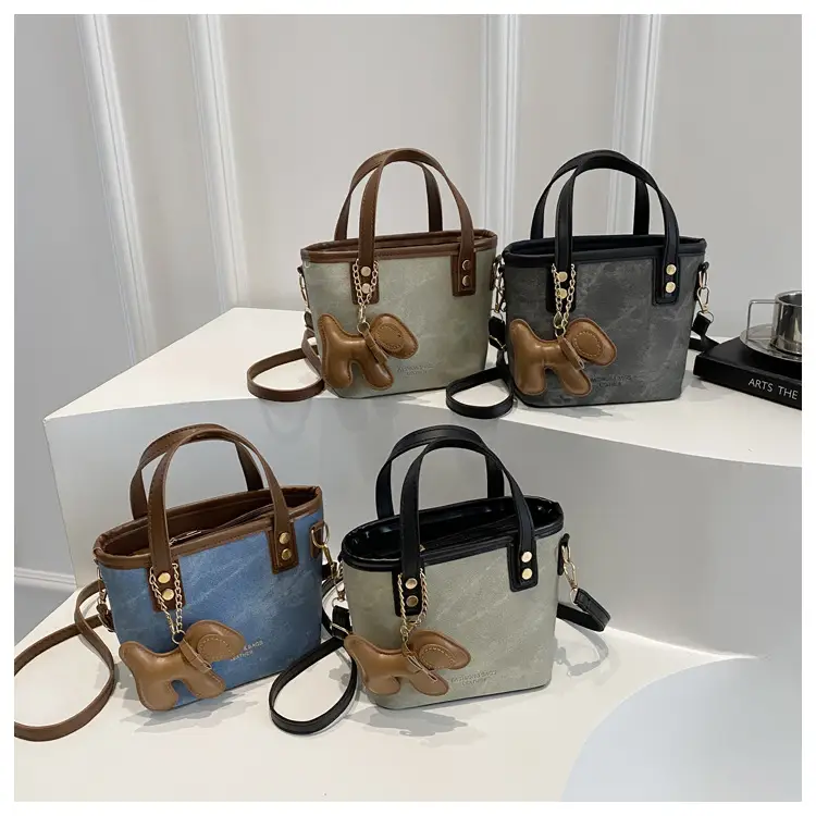 Women's Niche Bucket Bag Autumn Winter High-End Leather — feature 21