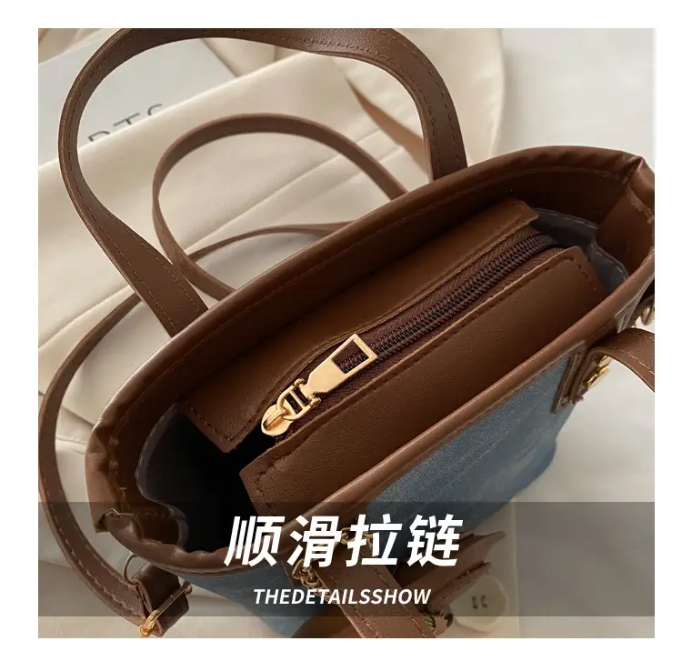 Women's Niche Bucket Bag Autumn Winter High-End Leather — feature 6