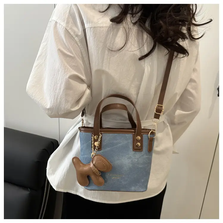 Women's Niche Bucket Bag Autumn Winter High-End Leather — feature 9