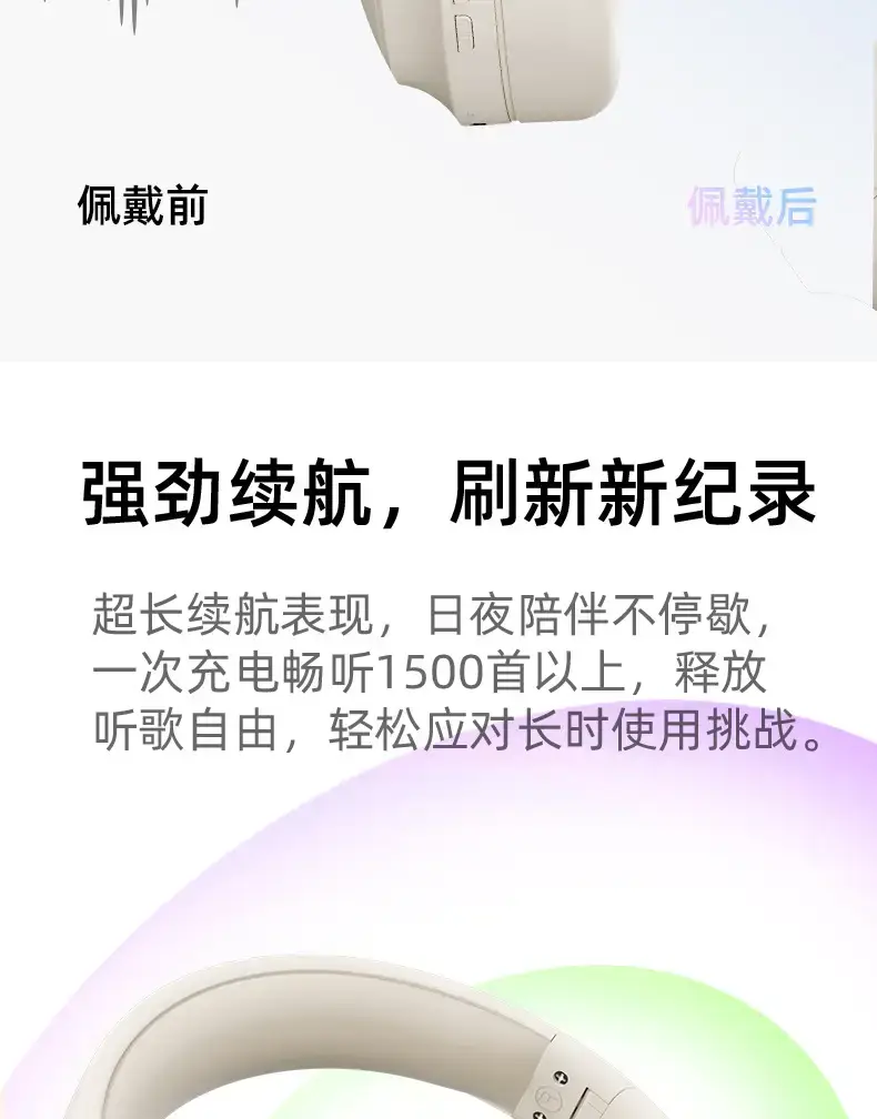 2026 White Over-Ear Wireless Headphones with Hifi Sound β feature 12