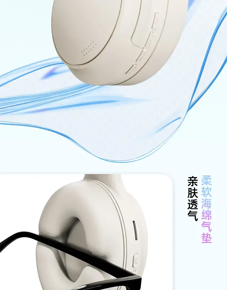 2026 White Over-Ear Wireless Headphones with Hifi Sound β feature 16