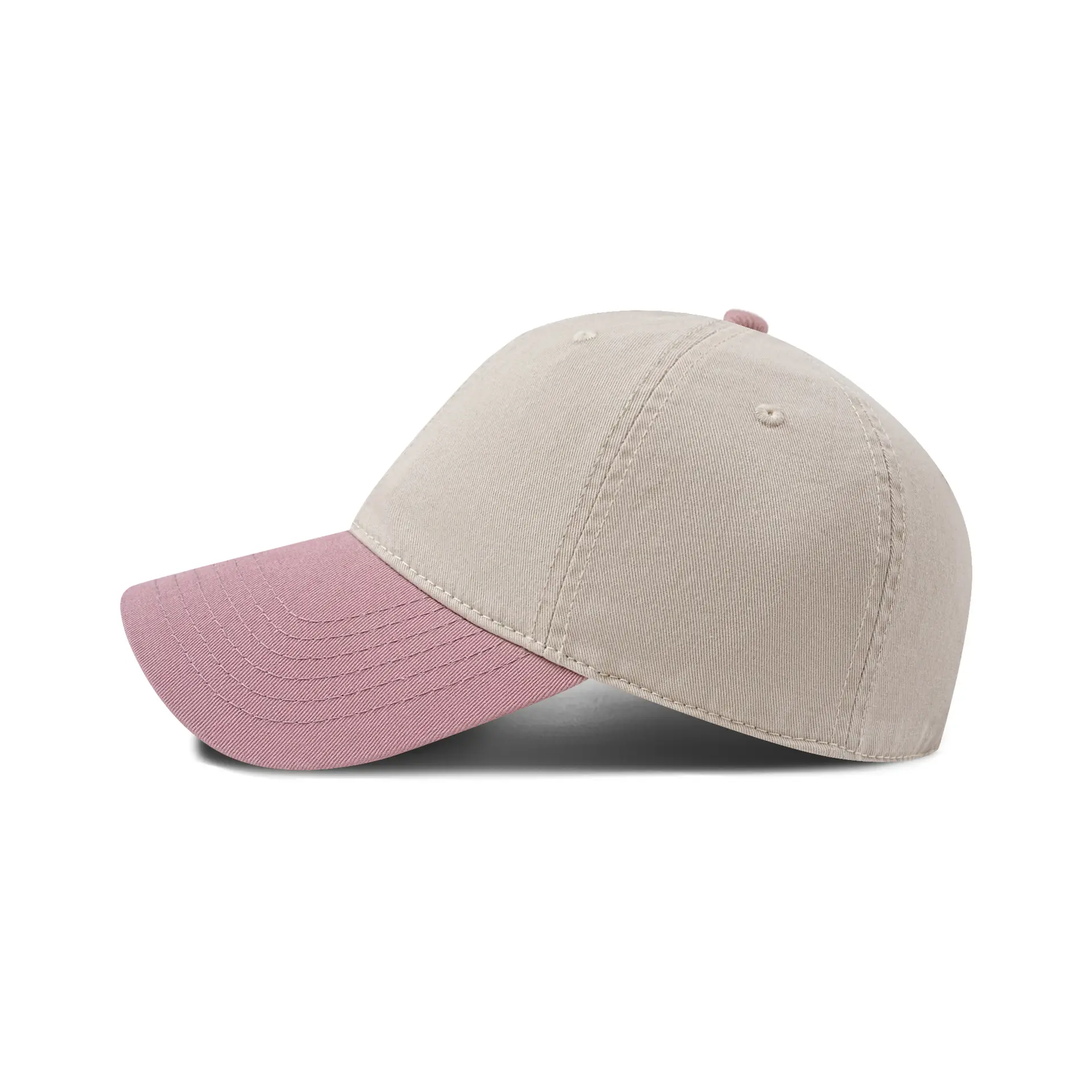 Men's Color-Blocked Washed Cotton Baseball Cap - Image 12