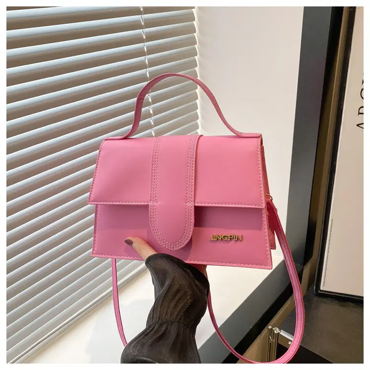 Pink Leather Crossbody Bag for Women — feature 21