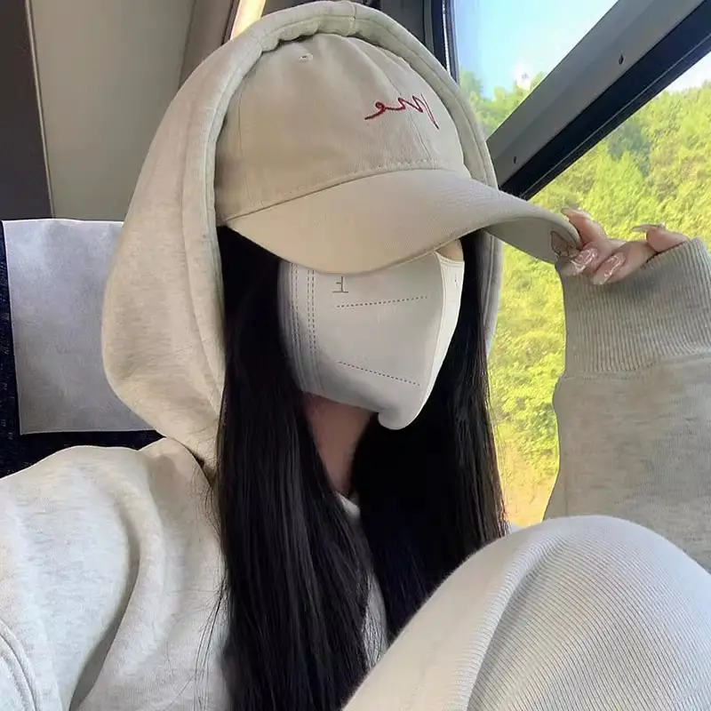 Men Sunshade Baseball Cap with Neck Cover & Cap - Image 6