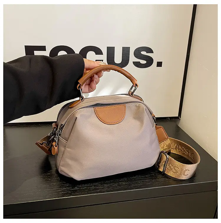 Women Crossbody Bag Light Brown Oxford Cloth 2025 — feature 32