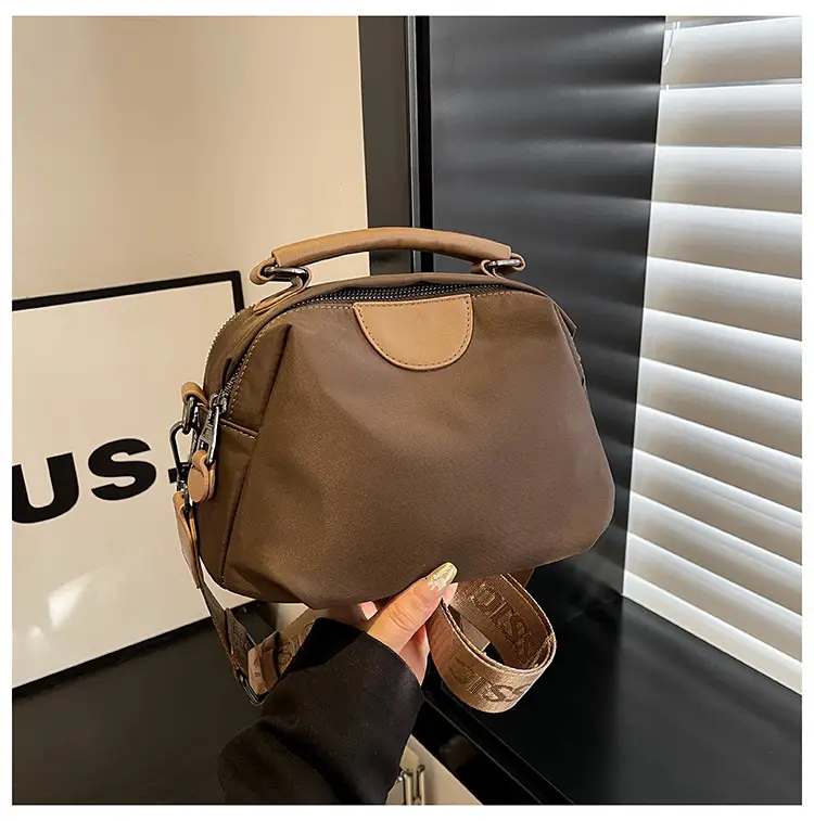 Women Crossbody Bag Light Brown Oxford Cloth 2025 — feature 9