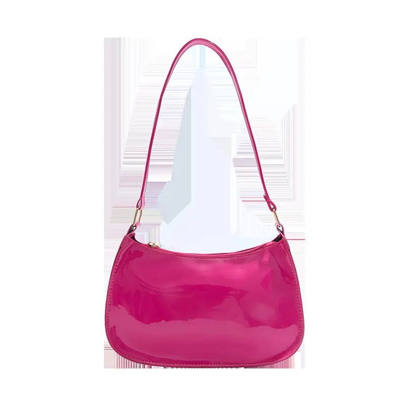 Retro Patent Leather Handheld Bag for Women - Image 2