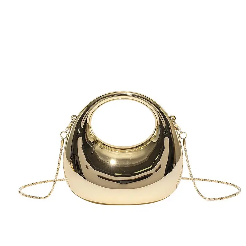 Red Acrylic Shoulder Bag for Women 2024