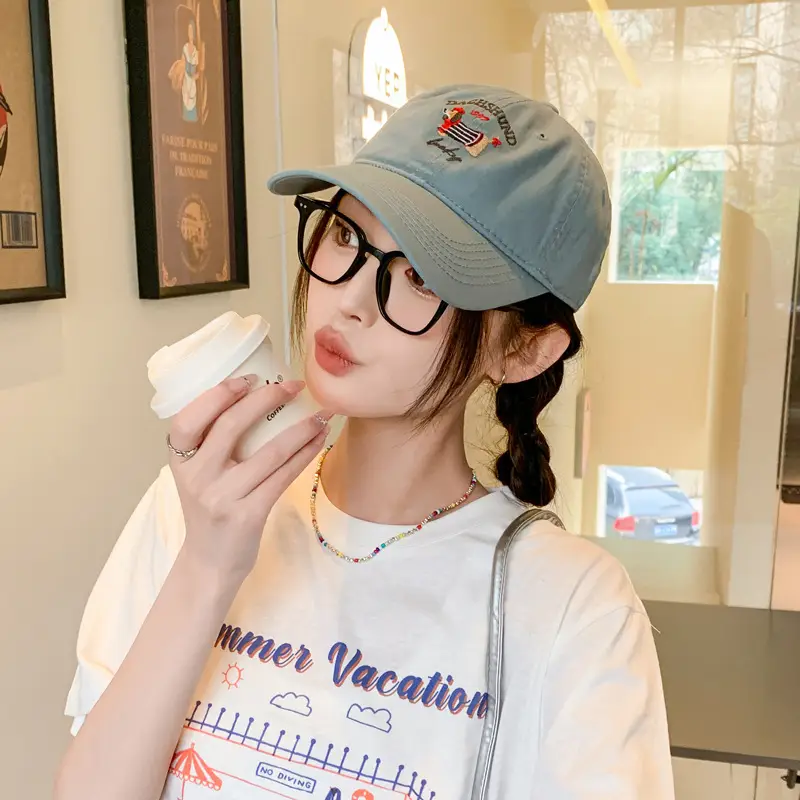 Dachshund Embroidered Baseball Cap Brown Women — feature 6