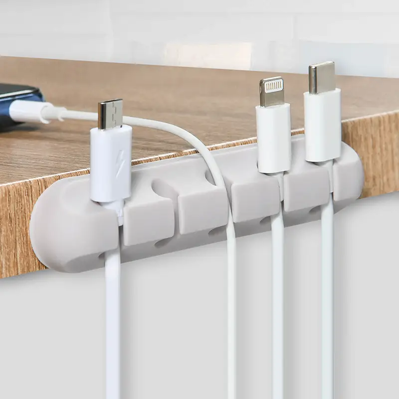 Desktop Cable Manager, Mobile Phone Charging Cable, Data Cable Organizer, Network Cable Routing Holder, Storage Bundle Buckle
