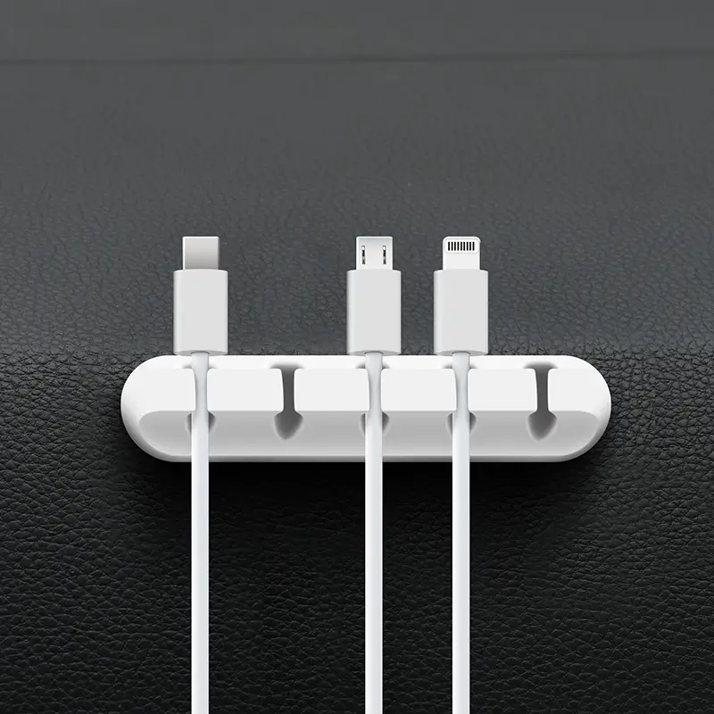 Desktop Cable Manager, Mobile Phone Charging Cable, Data Cable Organizer, Network Cable Routing Holder, Storage Bundle Buckle