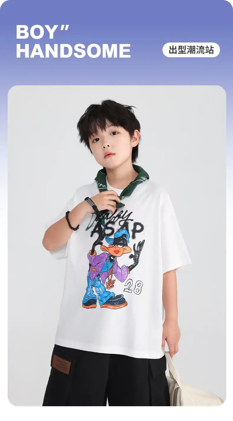 Boys Red Donald Duck Cartoon T-Shirt 2025 — feature 1
