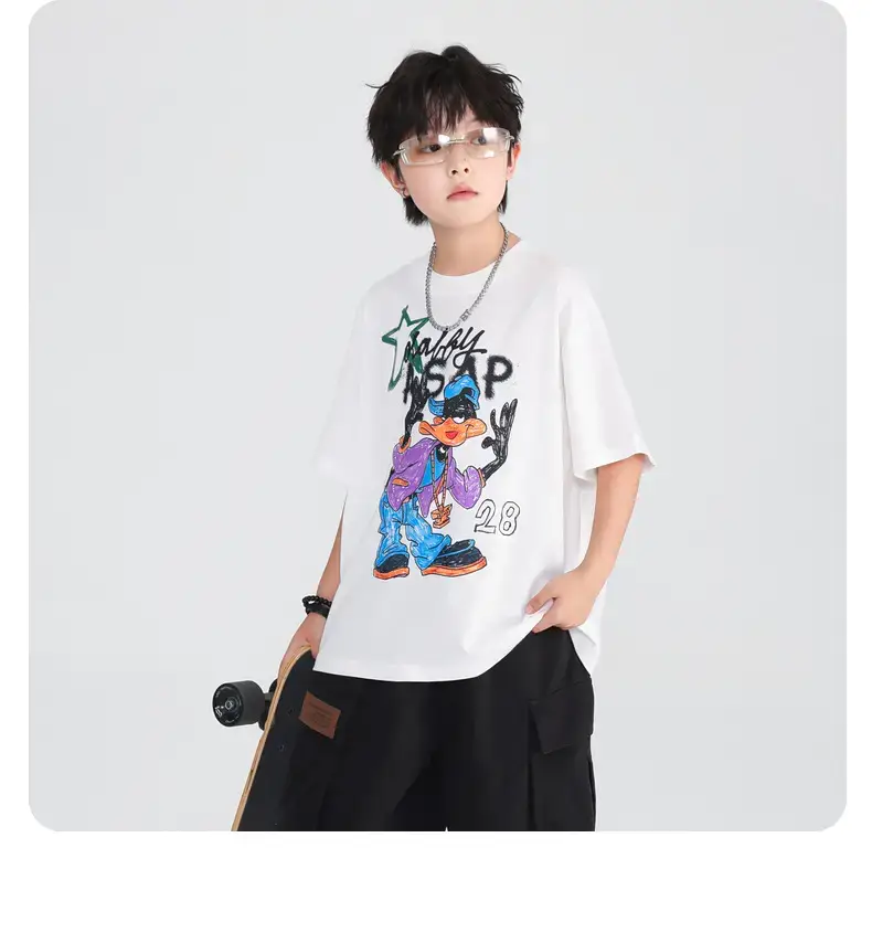 Boys Red Donald Duck Cartoon T-Shirt 2025 — feature 10