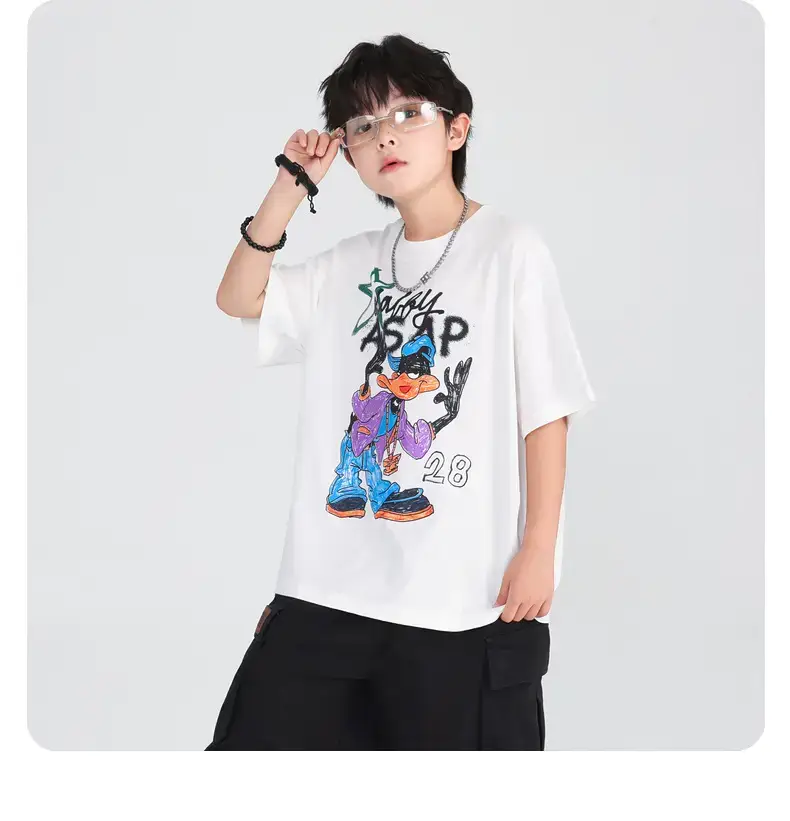 Boys Red Donald Duck Cartoon T-Shirt 2025 — feature 11