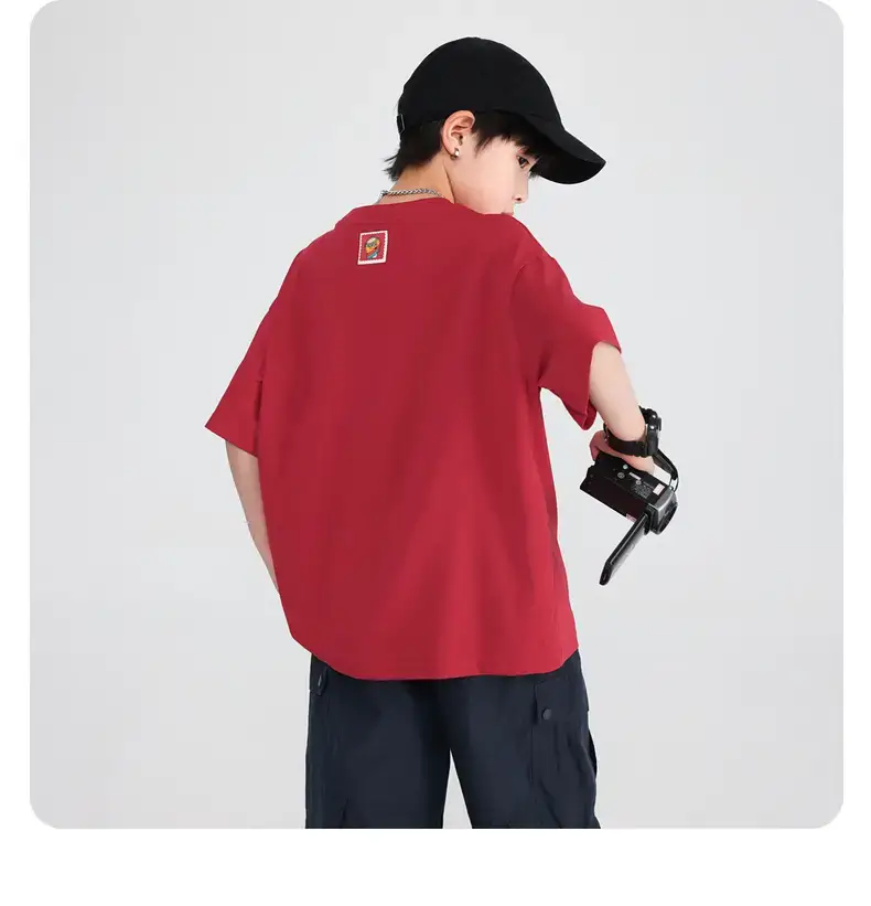Boys Red Donald Duck Cartoon T-Shirt 2025 — feature 15