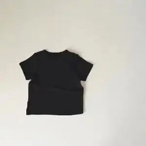 Children's White Black T-Shirt Set Summer Modal Top