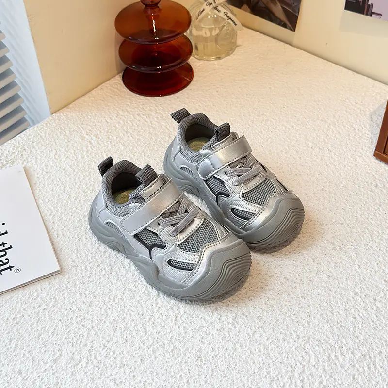 Boys' Sports Shoes 2025 Summer New Style Baby Girl's Mesh Shoes Breathable Dad Shoes Baby Shoes Mesh Running Shoes - Image 6