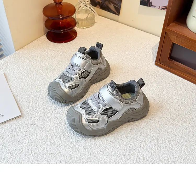 Boys' Sports Shoes 2025 Summer New Style Baby Girl's Mesh Shoes Breathable Dad Shoes Baby Shoes Mesh Running Shoes — feature 10