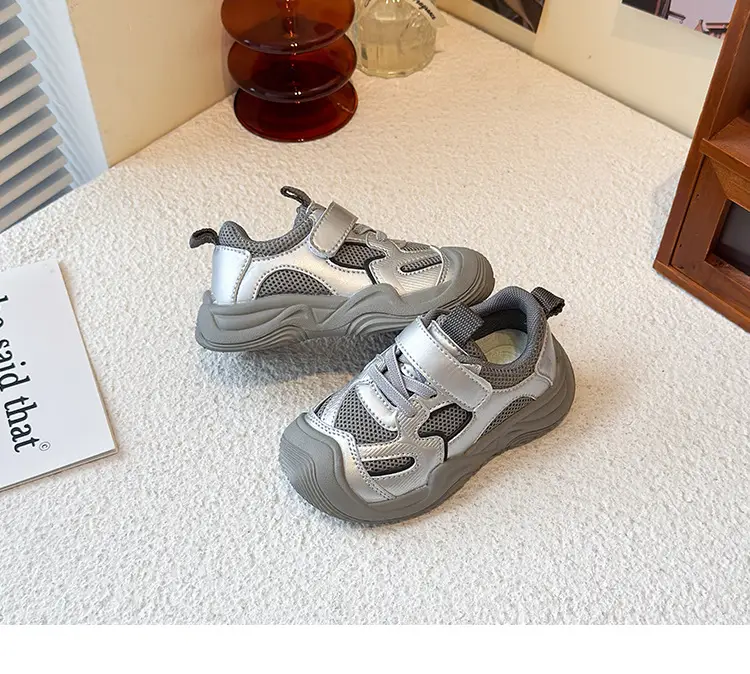 Boys' Sports Shoes 2025 Summer New Style Baby Girl's Mesh Shoes Breathable Dad Shoes Baby Shoes Mesh Running Shoes — feature 13