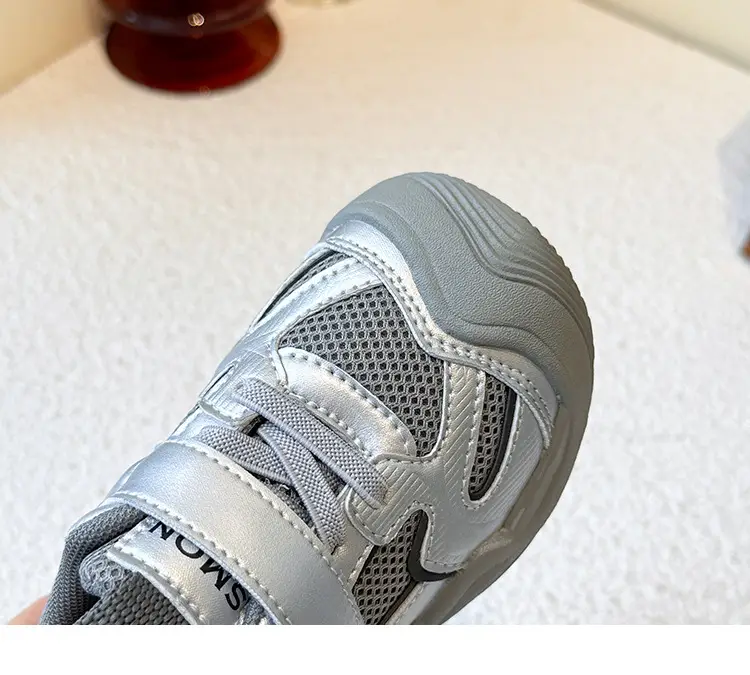 Boys' Sports Shoes 2025 Summer New Style Baby Girl's Mesh Shoes Breathable Dad Shoes Baby Shoes Mesh Running Shoes — feature 19