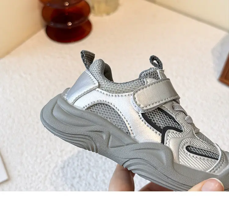 Boys' Sports Shoes 2025 Summer New Style Baby Girl's Mesh Shoes Breathable Dad Shoes Baby Shoes Mesh Running Shoes — feature 20